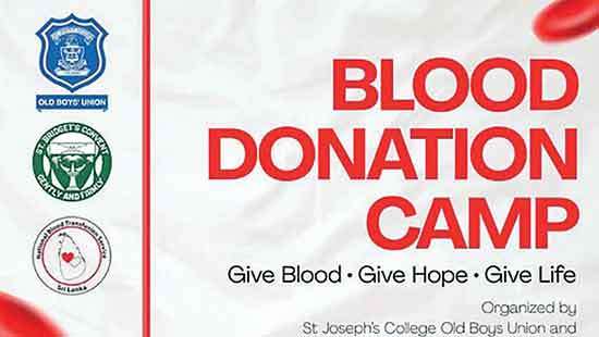 Blood donation campaign by St. Joseph’s OBU,  St. Bridget’s PPA on Mar. 15