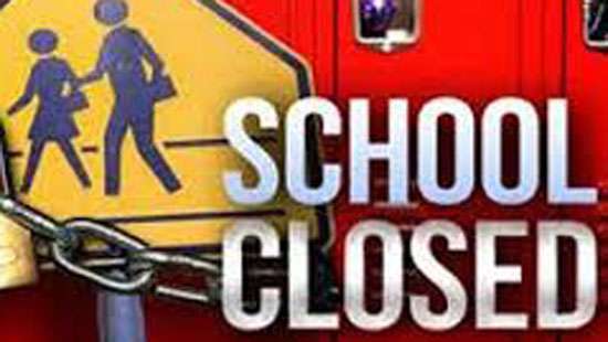 Three schools to be completely closed, 24 partially closed