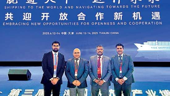 SLPA showcases East Container Terminal at Tianjin International Shipping Expo 2025