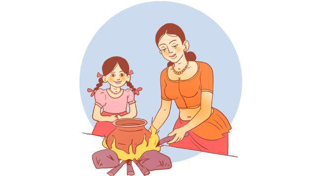 Preparing food and consuming food