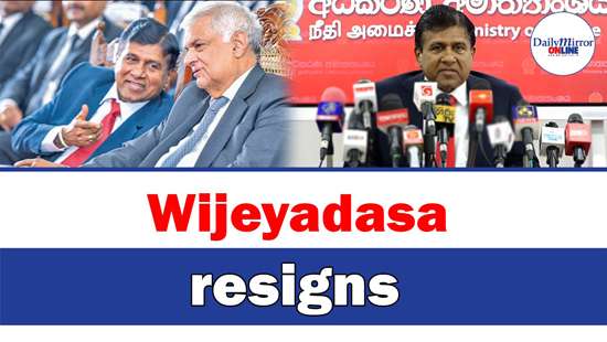 Wijeyadasa resigns