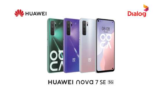 Dialog Axiata Launches the Affordable and Powerful 5G Smartphone, Huawei Nova 7 SE