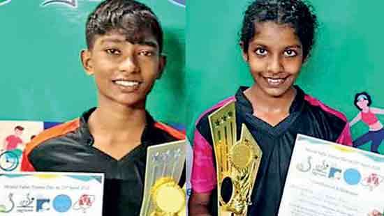 Killerspin boy and Anula girl win table tennis titles