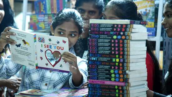 Children spotted at Colombo International Book Fair