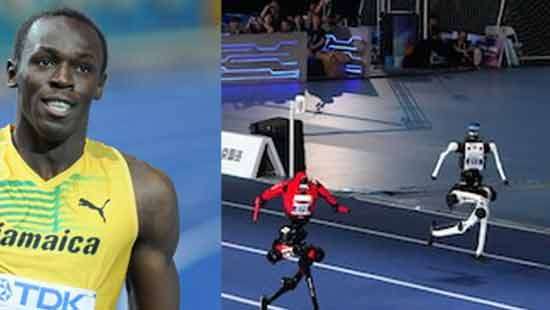 Chinese robots beat Usain Bolt’s 100m world record at Beijing games