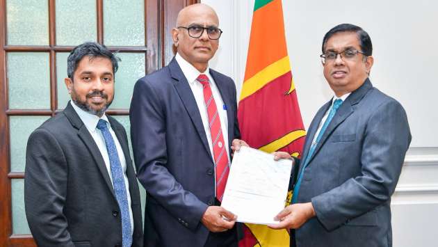 Singapore company donates USD 10,000 to ‘Rebuilding Sri Lanka’ fund