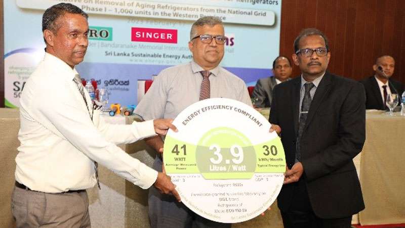 Singer Sri Lanka Sets the Standard with Widest Range of Energy-Efficient Refrigerators Endorsed by Sustainable Energy Authority.