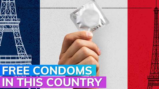 Condoms to be free for young people in France