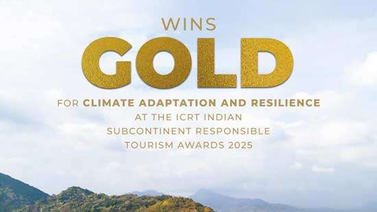 Heritance Kandalama Wins Gold under the Climate Adaptation and Resilience category at ICRT Indian Subcontinent Responsible Tourism Awards 2025