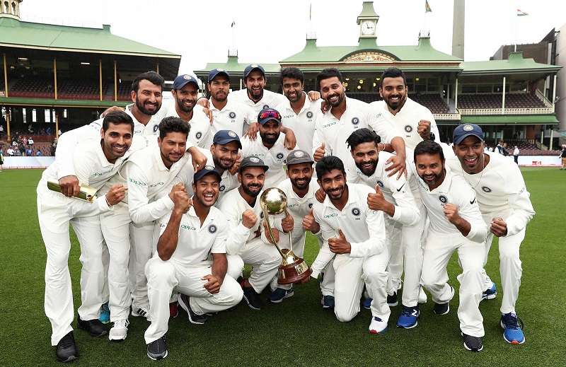 India win top Test rankings for third year