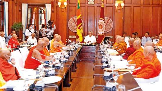 Leading Buddhist monks protest on sections of 20A