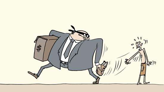 Rich men who steal hand sanitizer!  - EDITORIAL