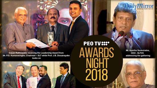 SLT VisionCom Recognizes Outstanding Performers At PEO TV Awards 2018