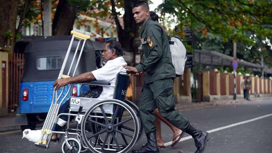 Army in action at hospitals...