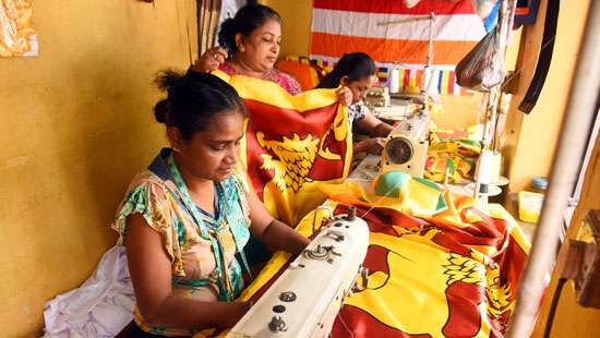 Tailoring national flags for Independence Day