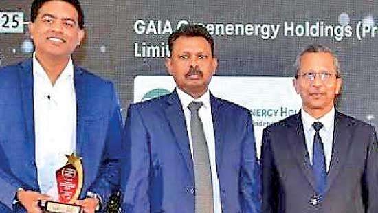 GAIA Greenenergy recognized for excellence in energy sector