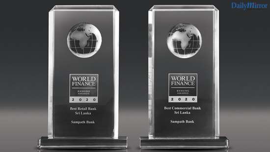 Sampath Bank Marks 7th Consecutive Win at World Finance Banking Awards