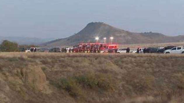 Turkish military cargo plane crashes with at least 20 on board