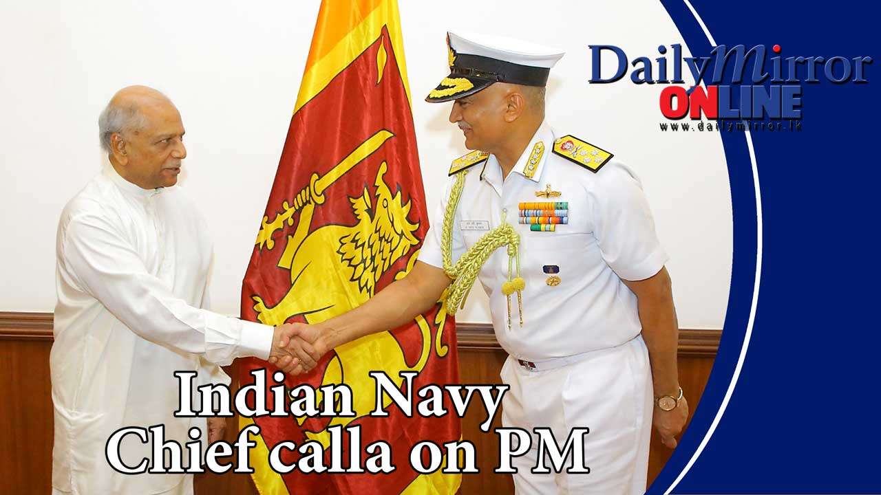 Indian Navy Chief calla on PM