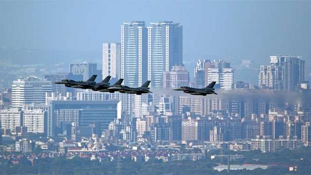 China steps up air and sea incursions near Taiwan