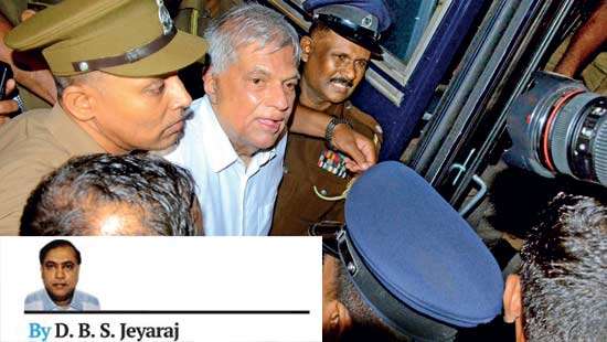 The arrest and remand of former President Ranil Wickremesinghe