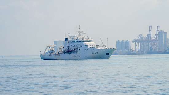French Navy ship arrives in Colombo