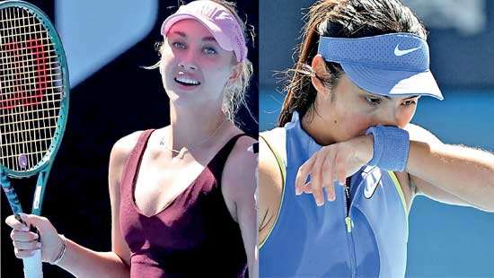 Raducanu ousted from Aussie Open