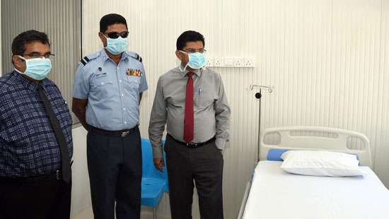 Air Force hands over new Isolation Unit at IDH