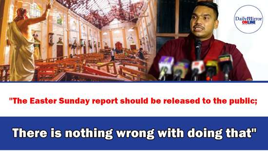 ’’The Easter Sunday report should be released to the public; There is nothing wrong with doing that’’