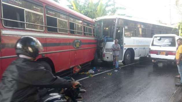 30 injured in Beliatta–Dikwella bus collision