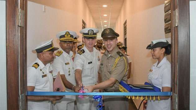 U.S., SL Navy open state-of-the-art lab  in Trincomalee