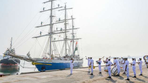 INS TARANGINI makes port call in Trincomalee