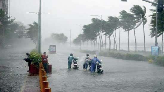 Met. Dept. warns of heavy rains, high winds