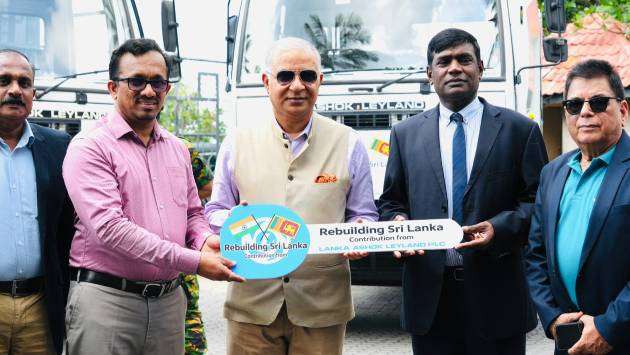Lanka Ashok Leyland donates seven utility vehicles to support relief, recovery efforts
