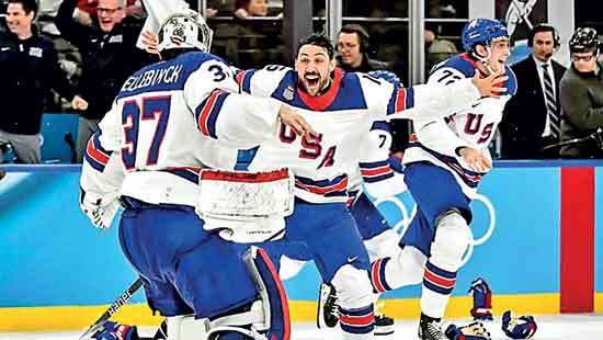 USA wins ice hockey gold after 46 years