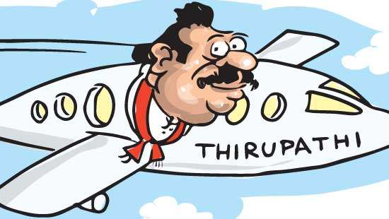 pm off to meet the gods in thirupathi