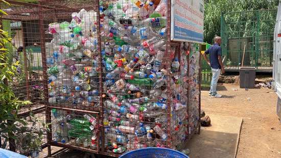 Three tons of plastic bottles collected in Sri Pada within three months