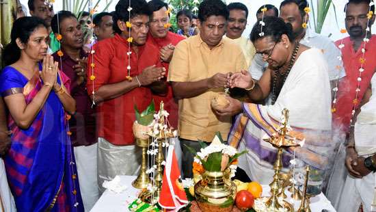 Thai Pongal festivities at Opposition Leader's Office