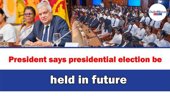 President says presidential election to be held as planned