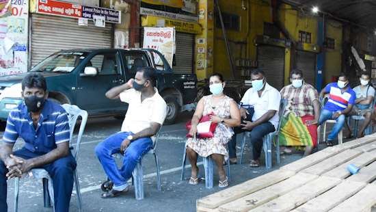 Random PCR tests at Welisara Economic Centre