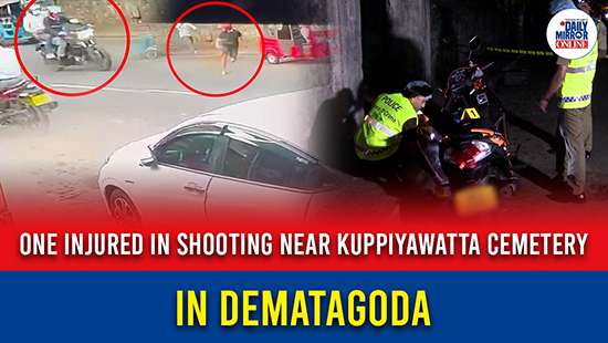One injured in shooting near Kuppiyawatta Cemetery in Dematagoda