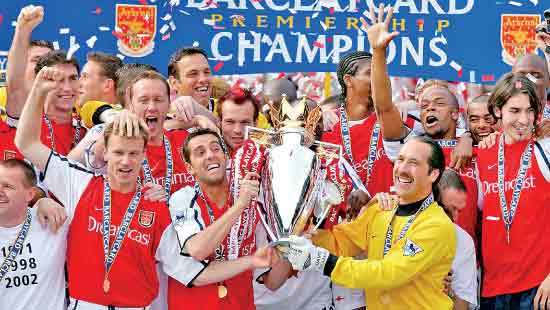 Arsenal win Premier League after 22 years