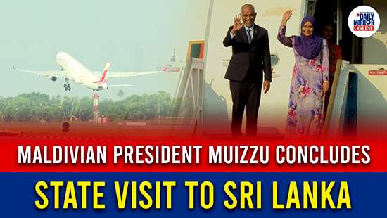 Maldivian President Muizzu concludes state visit to Sri Lanka