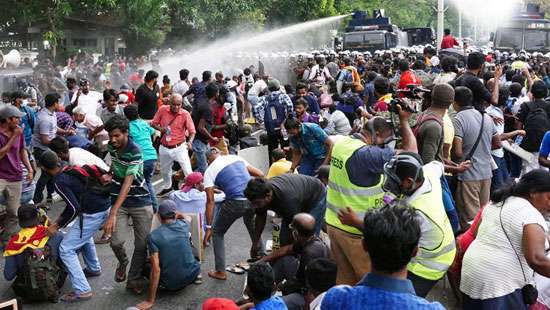 IUSF protesters tear-gassed