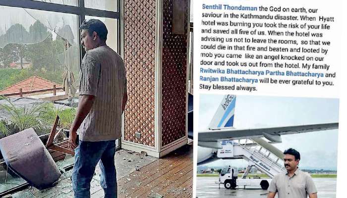 Senthil Thondaman survives Kathmandu hotel fire, rescues others