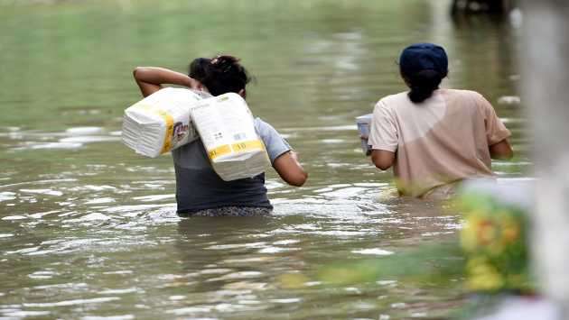 Floods hit Gampaha...