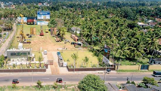 Prime Lands begins decorating Negombo’s most happening place with Amber Skye