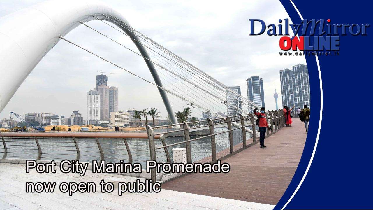 Port City Marina Promenade now open to public