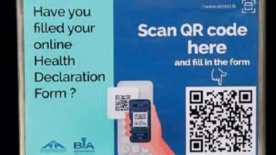 How arrivals can now complete  the health declaration at BIA in 20 seconds