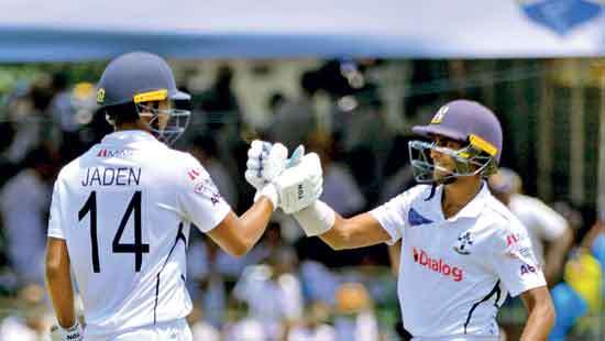147th Battle of the Blues Thomians  bat  all day for 203
